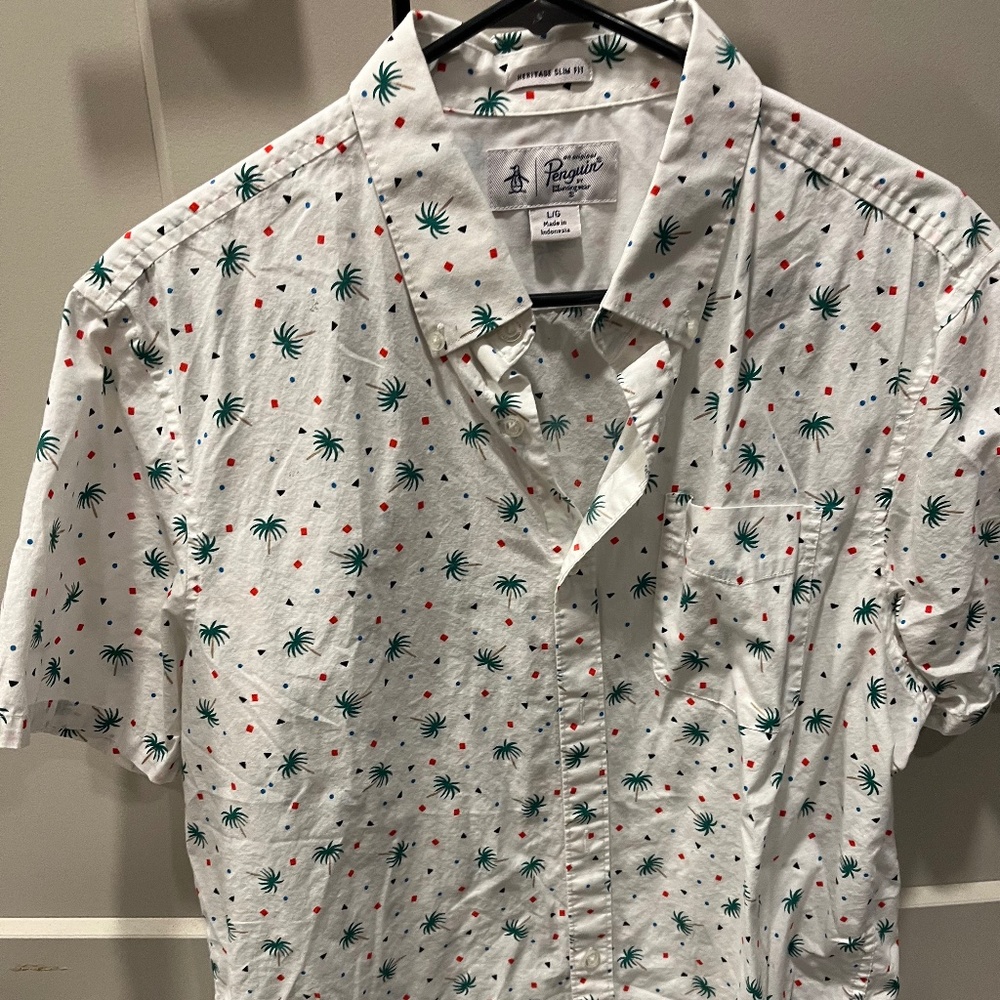 Original Penguin Short Sleeve Button Down